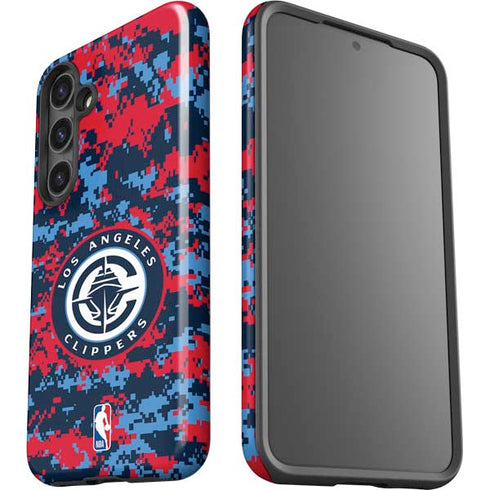 NBA LA Clippers Digi Camo Galaxy S25 Impact Case