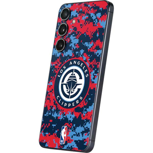 NBA LA Clippers Digi Camo Galaxy S24 Plus Skin