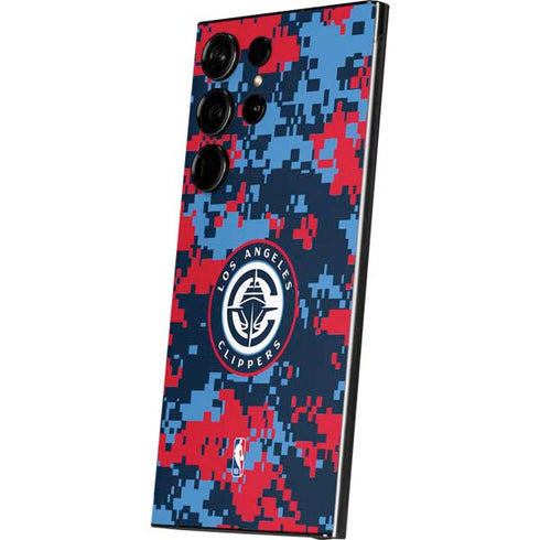 NBA LA Clippers Digi Camo Galaxy S25 Ultra Skin