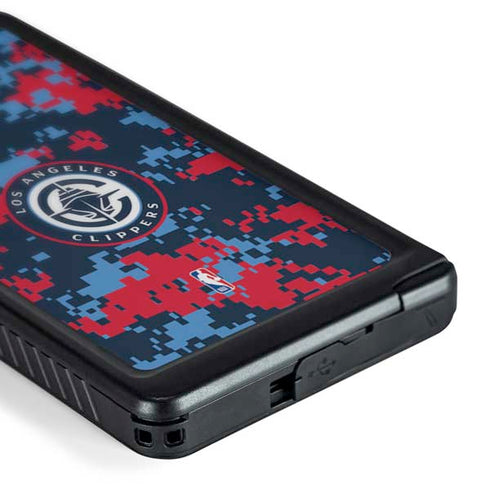 NBA LA Clippers Digi Camo Galaxy S24 Ultra Waterproof Case