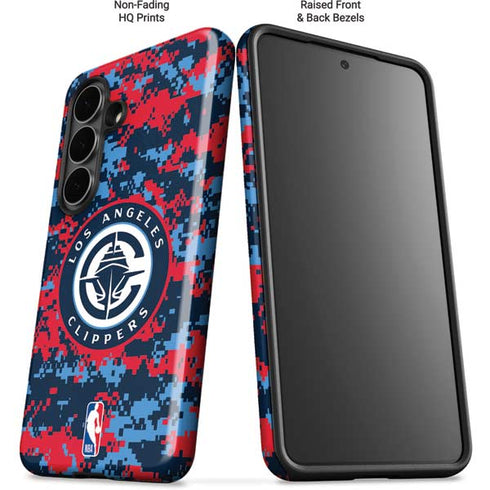 NBA LA Clippers Digi Camo Galaxy S26 Impact Case