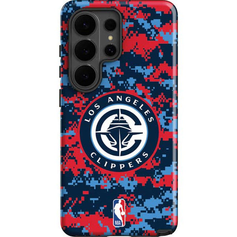 NBA LA Clippers Digi Camo Galaxy S26 Ultra Impact Case