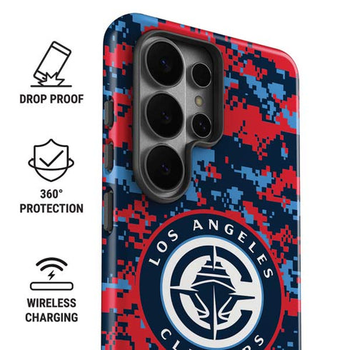 NBA LA Clippers Digi Camo Galaxy S26 Ultra Impact Case