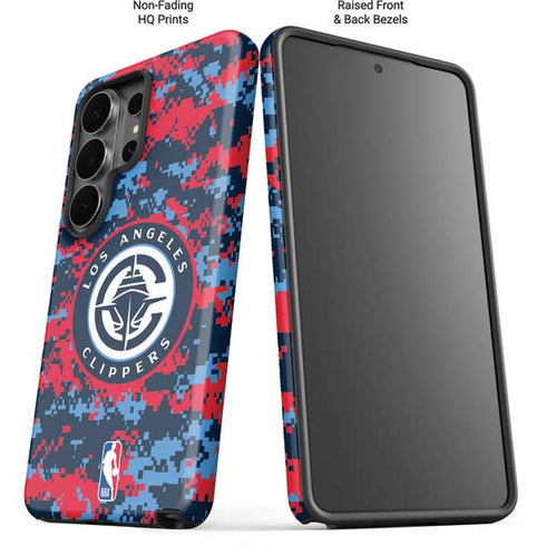 NBA LA Clippers Digi Camo Galaxy S26 Ultra Impact Case