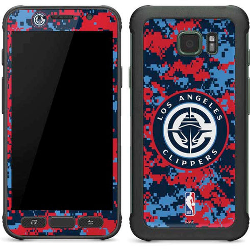 NBA LA Clippers Digi Camo Galaxy S7 Active Skin