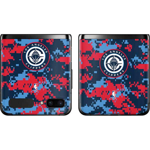NBA LA Clippers Digi Camo Galaxy Z Flip Skin
