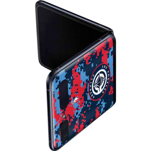 NBA LA Clippers Digi Camo Galaxy Z Flip Skin