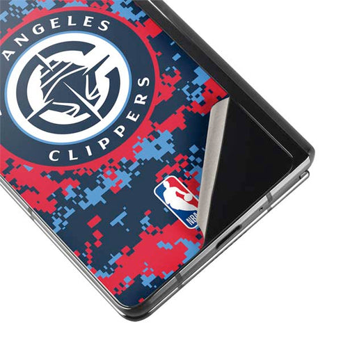 NBA LA Clippers Digi Camo Galaxy Z Fold2 5G Skin