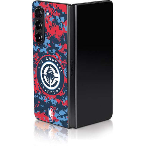 NBA LA Clippers Digi Camo Galaxy Z Fold5 5G Skin