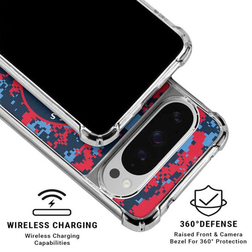 NBA LA Clippers Digi Camo Google Pixel 10 Pro XL Clear Case