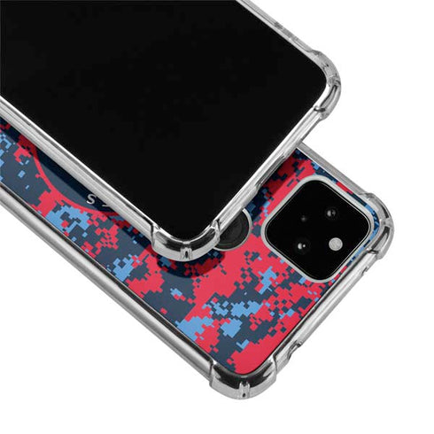 NBA LA Clippers Digi Camo Google Pixel 5a 5G Clear Case