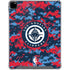 NBA LA Clippers Digi Camo iPad Pro 12.9in (2020) Clear Case