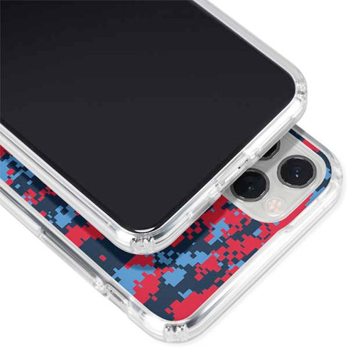 NBA LA Clippers Digi Camo iPhone 11 Pro Clear Case