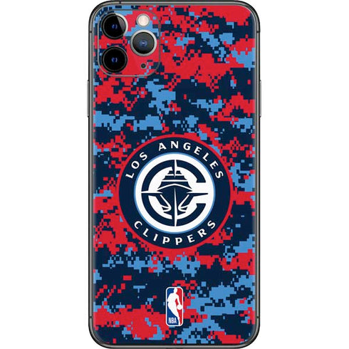 NBA LA Clippers Digi Camo iPhone 11 Pro Max Skin