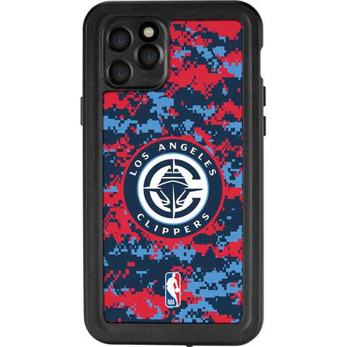NBA LA Clippers Digi Camo iPhone 11 Pro Waterproof Case