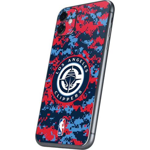 NBA LA Clippers Digi Camo iPhone 11 Skin