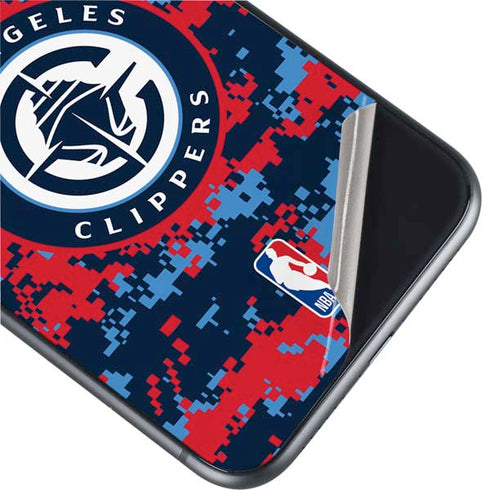 NBA LA Clippers Digi Camo iPhone 11 Skin
