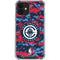 NBA LA Clippers Digi Camo iPhone 12 Clear Case