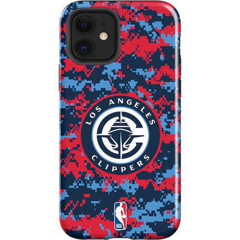 NBA LA Clippers Digi Camo iPhone 12 Impact Case