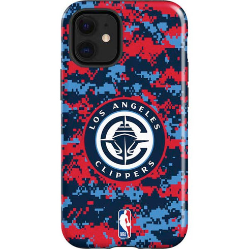 NBA LA Clippers Digi Camo iPhone 12 Mini Impact Case