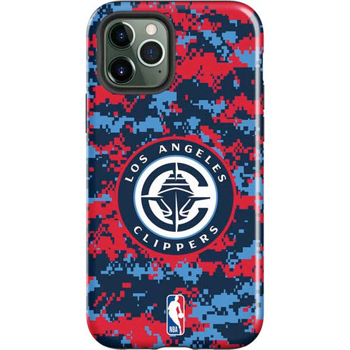 NBA LA Clippers Digi Camo iPhone 12 Pro Impact Case