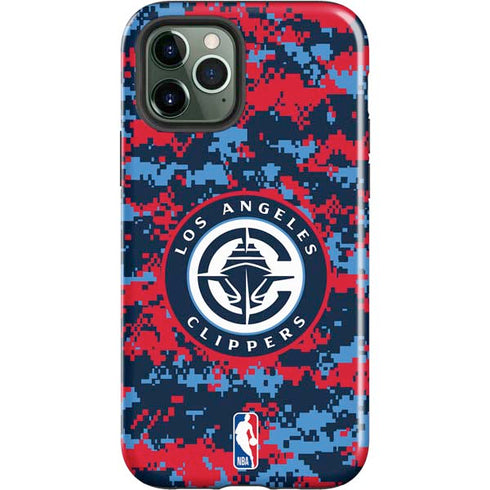 NBA LA Clippers Digi Camo iPhone 12 Pro Max Impact Case