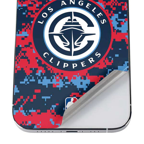 NBA LA Clippers Digi Camo iPhone 12 Pro Skin
