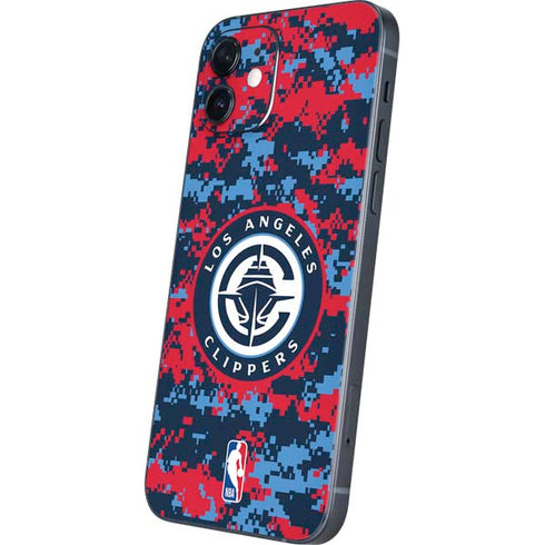 NBA LA Clippers Digi Camo iPhone 12 Skin