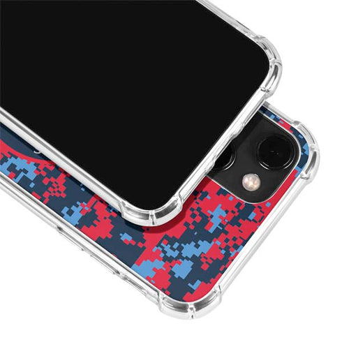 NBA LA Clippers Digi Camo iPhone 13 Clear Case
