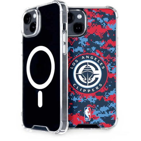 NBA LA Clippers Digi Camo iPhone 13 MagSafe Case