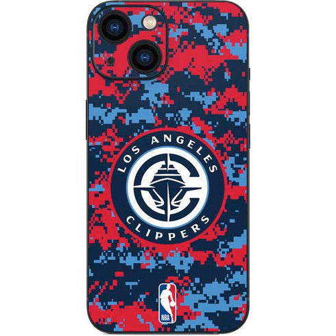 NBA LA Clippers Digi Camo iPhone 13 Mini Skin