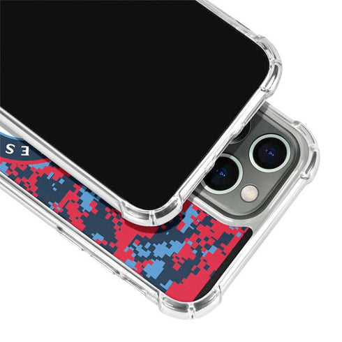 NBA LA Clippers Digi Camo iPhone 13 Pro Max Clear Case
