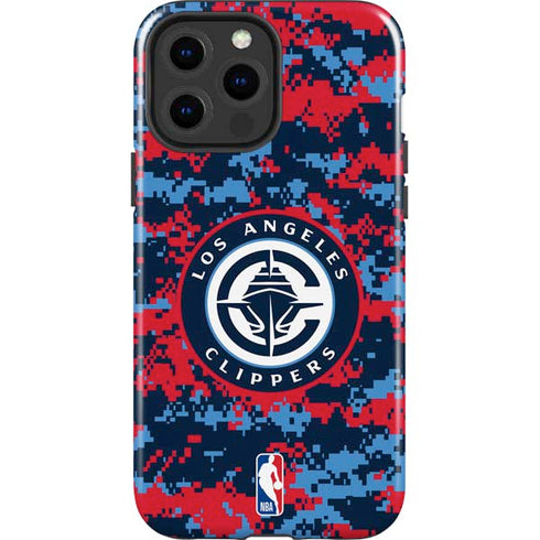 NBA LA Clippers Digi Camo iPhone 13 Pro Max Impact Case