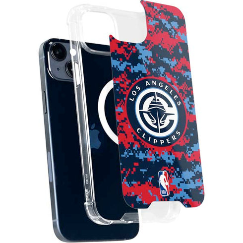 NBA LA Clippers Digi Camo iPhone 14 MagSafe Case