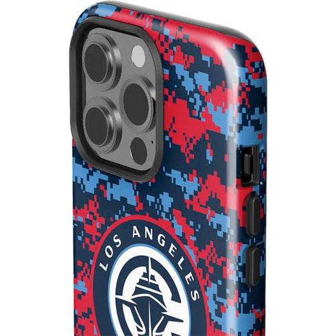 NBA LA Clippers Digi Camo iPhone 15 Pro Impact Case