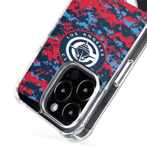 NBA LA Clippers Digi Camo iPhone 15 Pro Max MagSafe Case