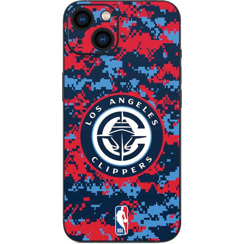 NBA LA Clippers Digi Camo iPhone 15 Skin