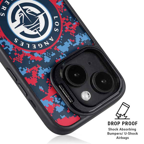 NBA LA Clippers Digi Camo iPhone 16 Kickstand Case