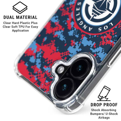 NBA LA Clippers Digi Camo iPhone 16 MagSafe Case
