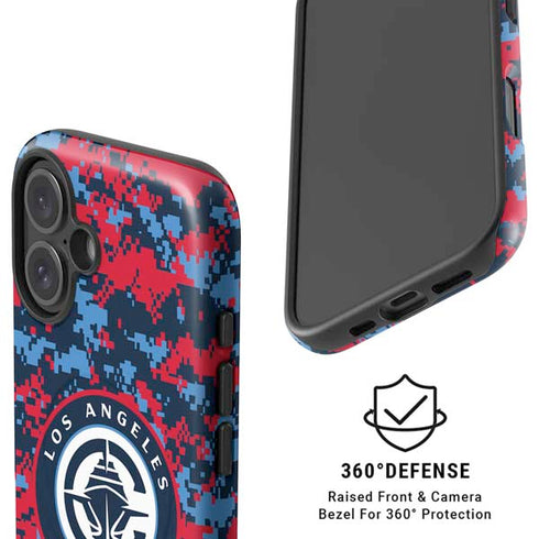NBA LA Clippers Digi Camo iPhone 16 Magsafe Impact Case
