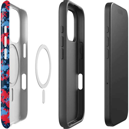 NBA LA Clippers Digi Camo iPhone 16 Pro Magsafe Impact Case