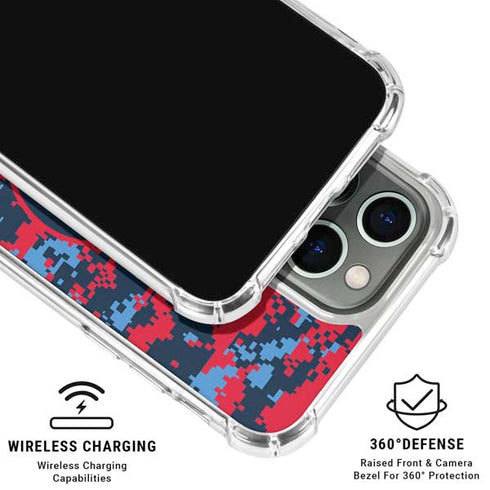 NBA LA Clippers Digi Camo iPhone 16 Pro Max Clear Case