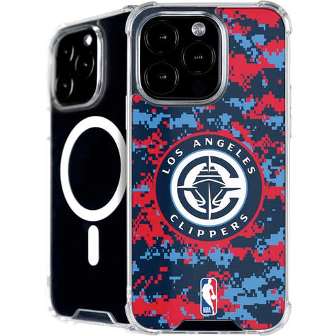 NBA LA Clippers Digi Camo iPhone 16 Pro Max MagSafe Case