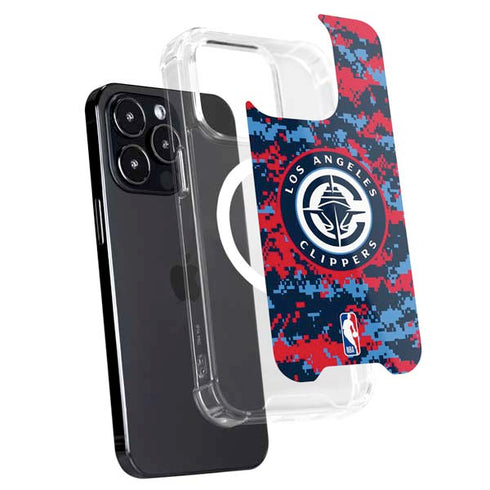 NBA LA Clippers Digi Camo iPhone 16 Pro Max MagSafe Case