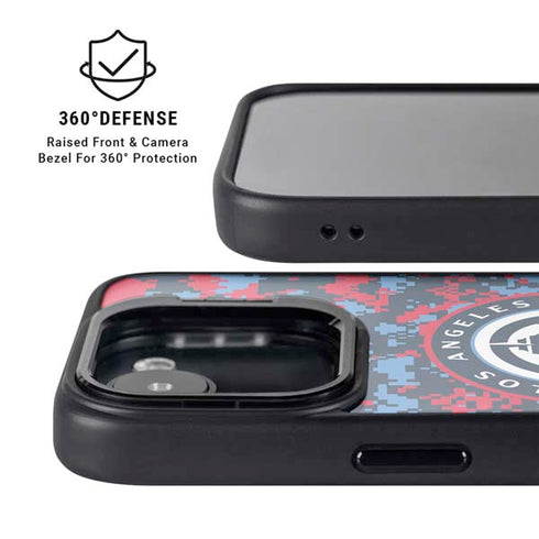 NBA LA Clippers Digi Camo iPhone 16e Kickstand Case