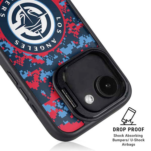 NBA LA Clippers Digi Camo iPhone 16e Kickstand Case