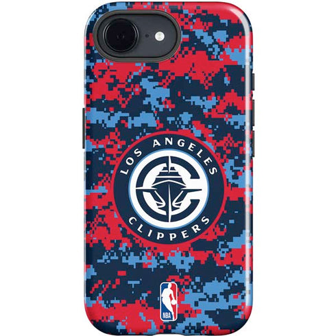 NBA LA Clippers Digi Camo iPhone 16e Impact Case