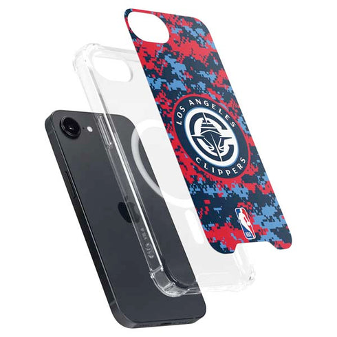 NBA LA Clippers Digi Camo iPhone 16e MagSafe Case
