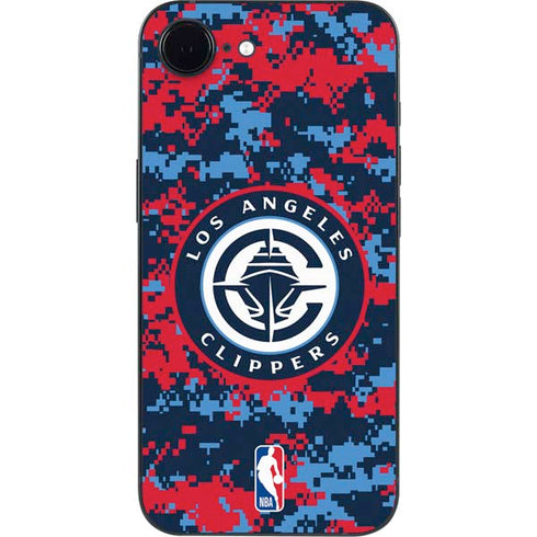 NBA LA Clippers Digi Camo iPhone 16e Skin
