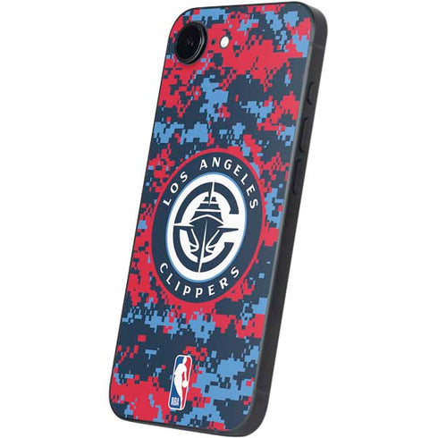 NBA LA Clippers Digi Camo iPhone 16e Skin